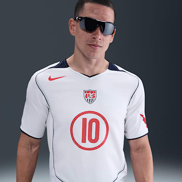NIKE ナイキ サッカー アメリカ代表 練習着 ゲームシャツ Lサイズ NIKE - ナイキ アメリカ 代表 サッカー ユニフォーム メンズ M